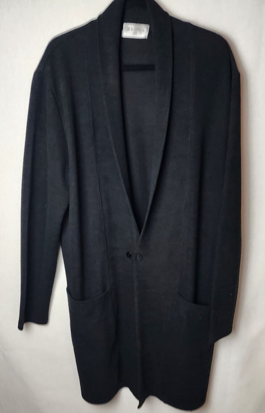 Nk Nearkin Cardigan Women's 3x Black knit comfy corpcore cozycore cabincore